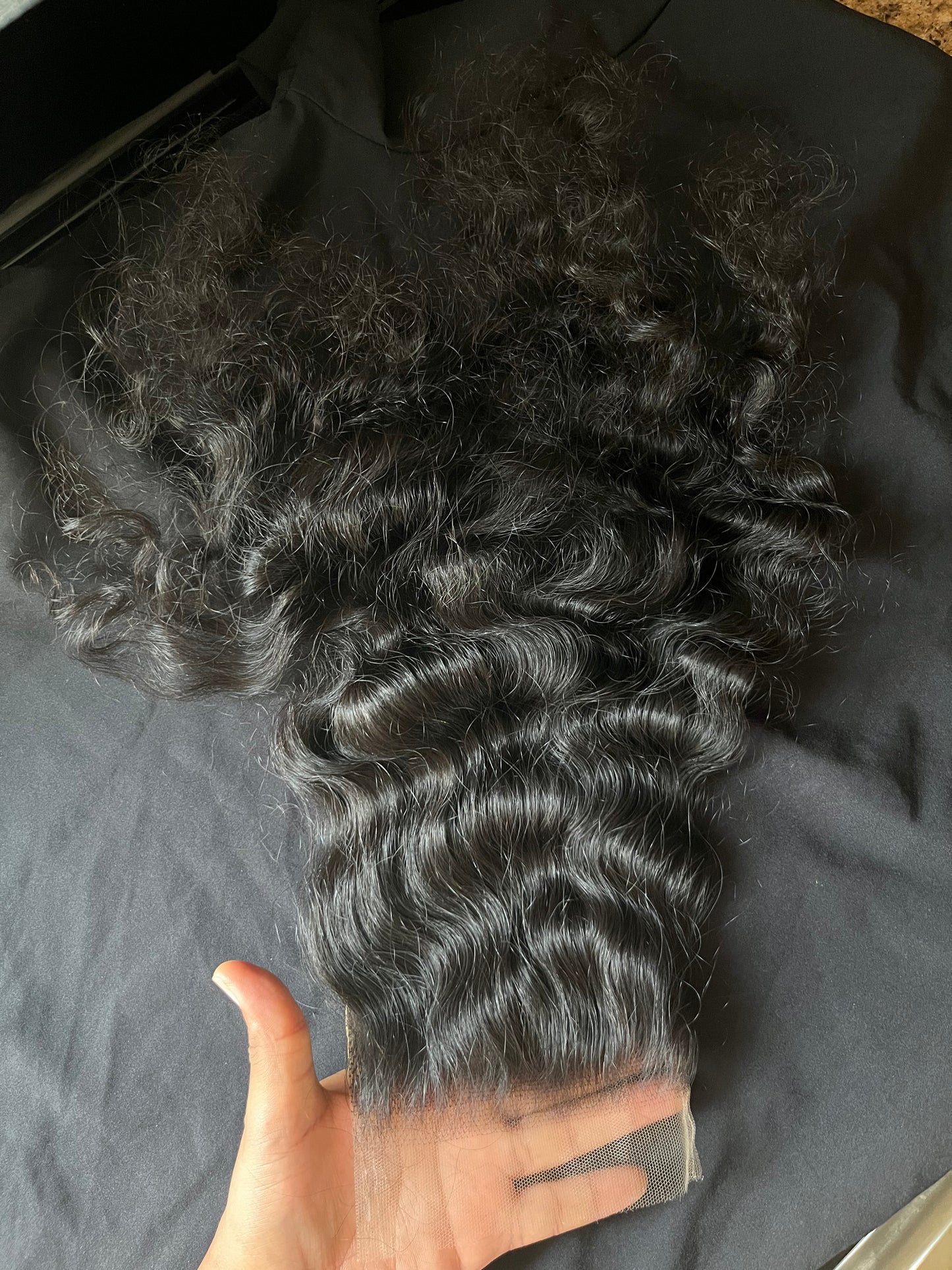 RAW INDIAN CURLY HD 5x5 CLOSURE (PREMIUM COLLECTION)